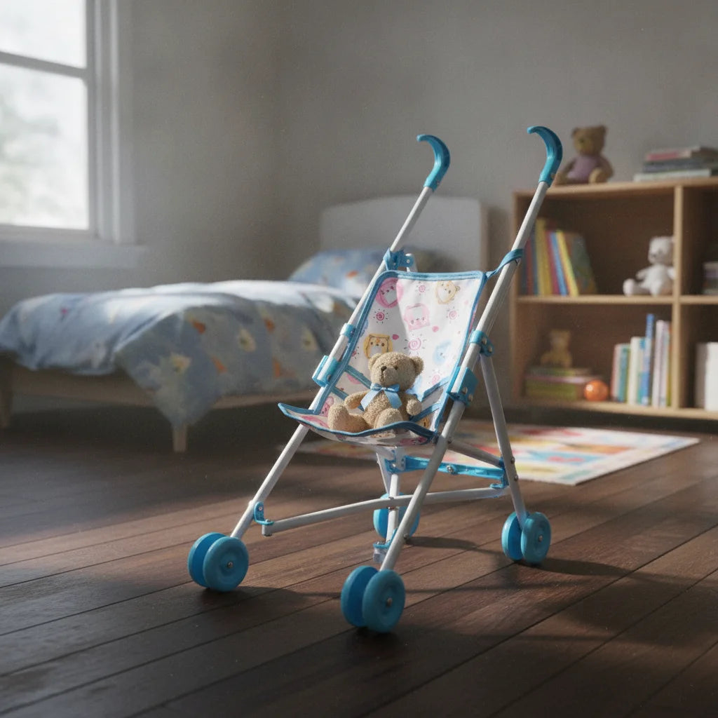 Foldable Doll Stroller Toy