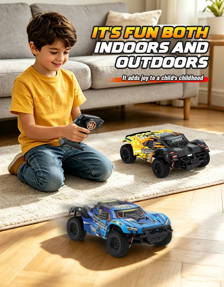 1/12 Rc Car Remote Control Climbing Vehicle with Light High-speed Wireless Model Radio-control Off-road Car Children Boys Gift