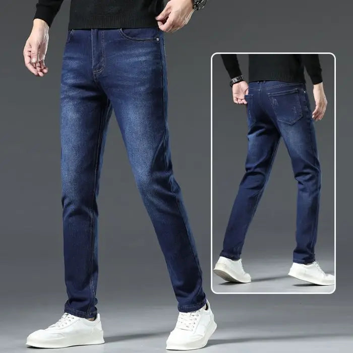 Men’s Slim Straight-Leg Denim Jeans
