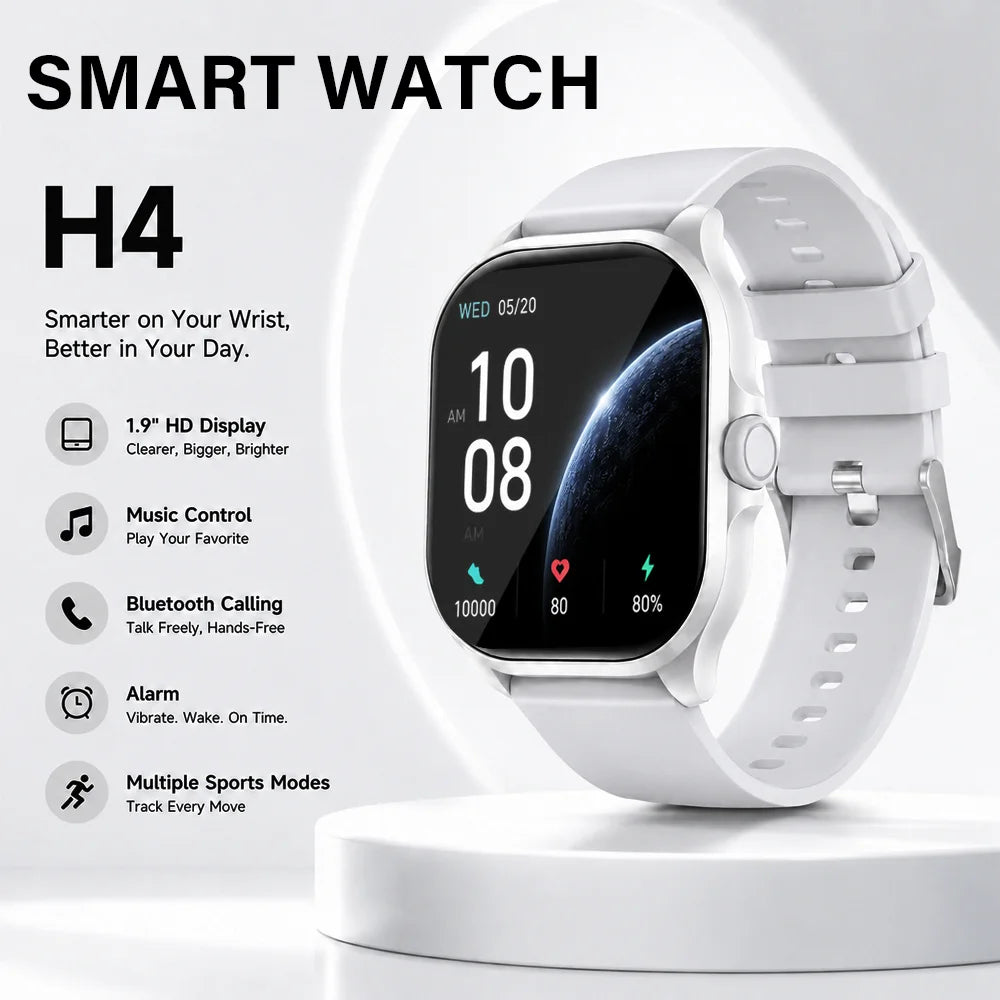 1.9-Inch Bluetooth Calling Fitness Smart Watch