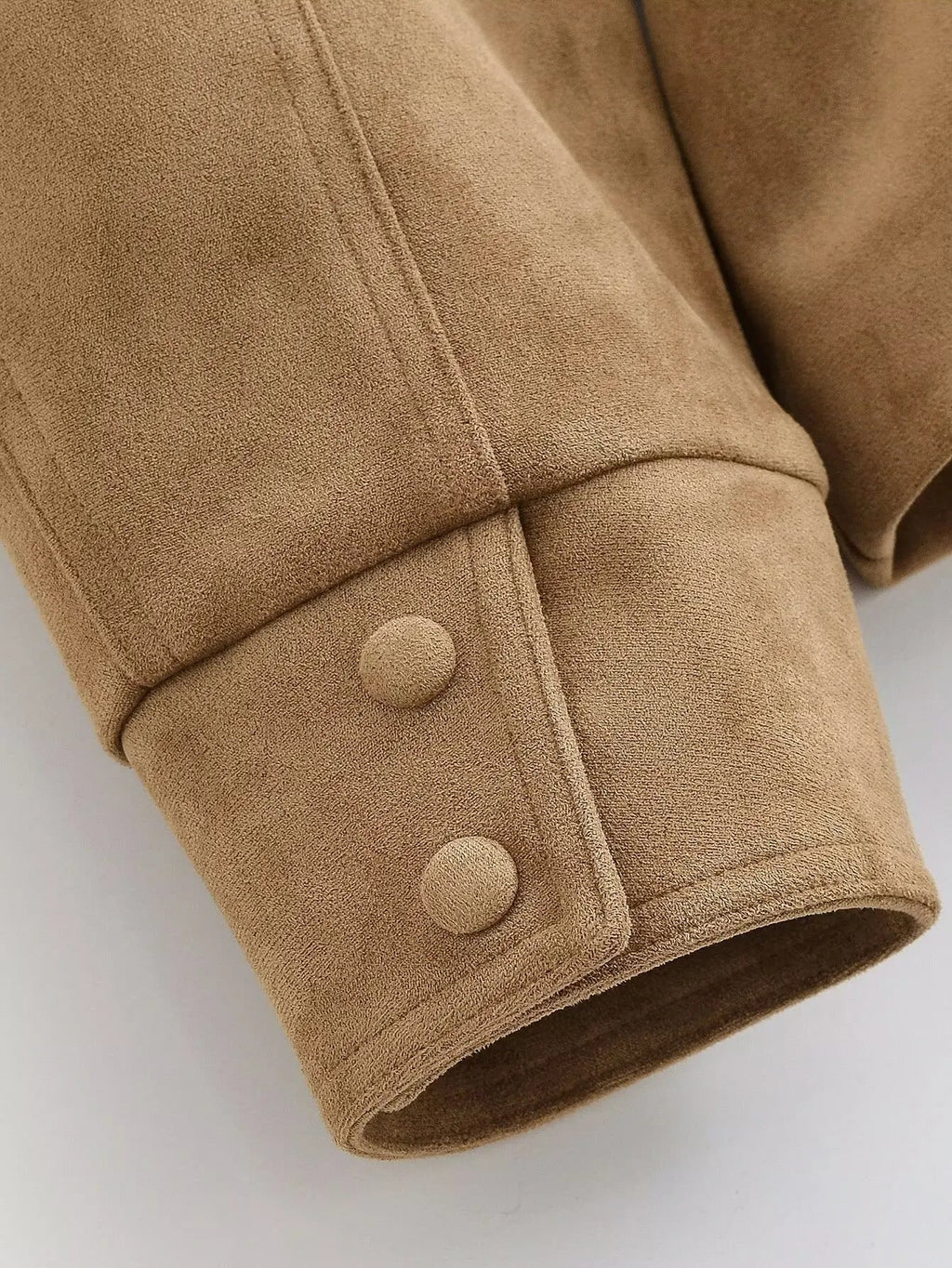 Women Brown Faux Leather Jackets Chic Casual Long Sleeve Lapel Loose Zipper Drawstring Coats Autumn Winter Streetwears Coats Padilla Innovations LLC