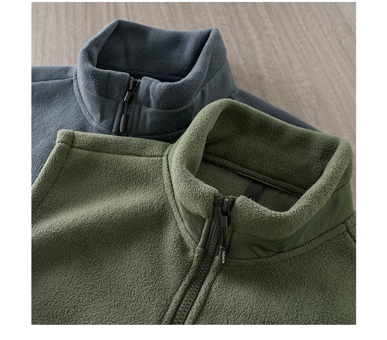 DUKEEN Men’s Stand-Collar Zip Vest