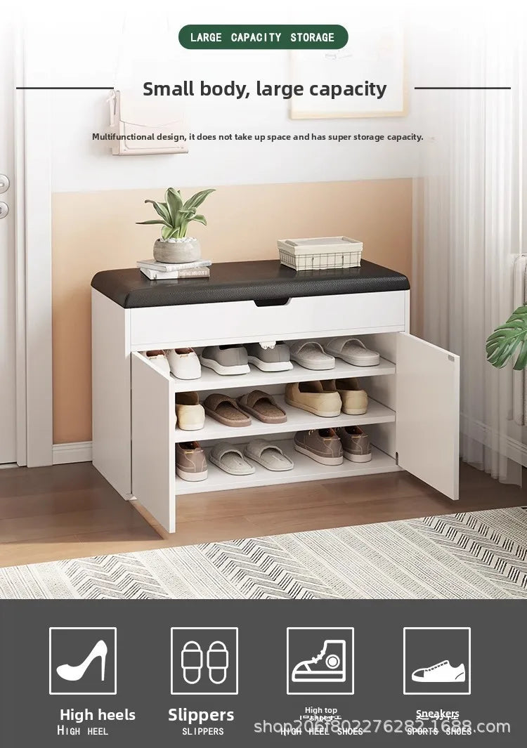 Entryway Shoe Bench with Storage
