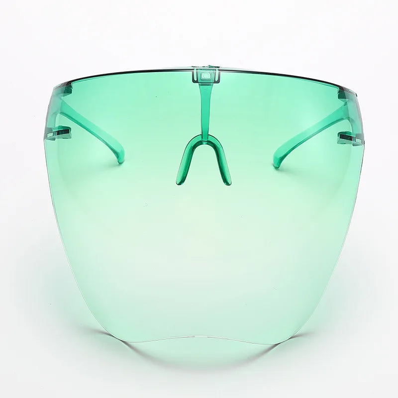 Full-Face Shield Sunglasses - Green