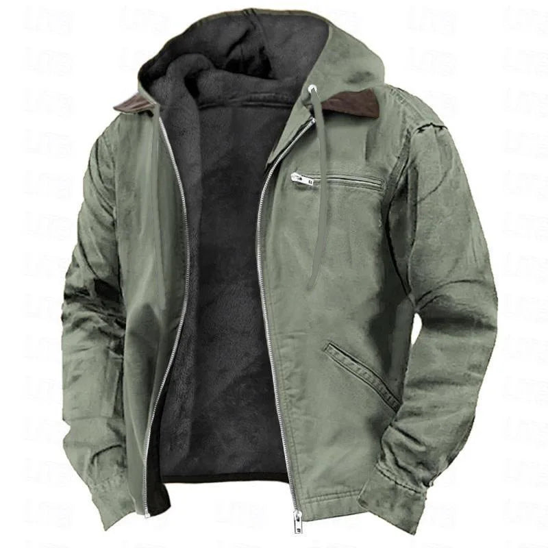 Men’s Casual Zip Jacket for Spring and Autumn