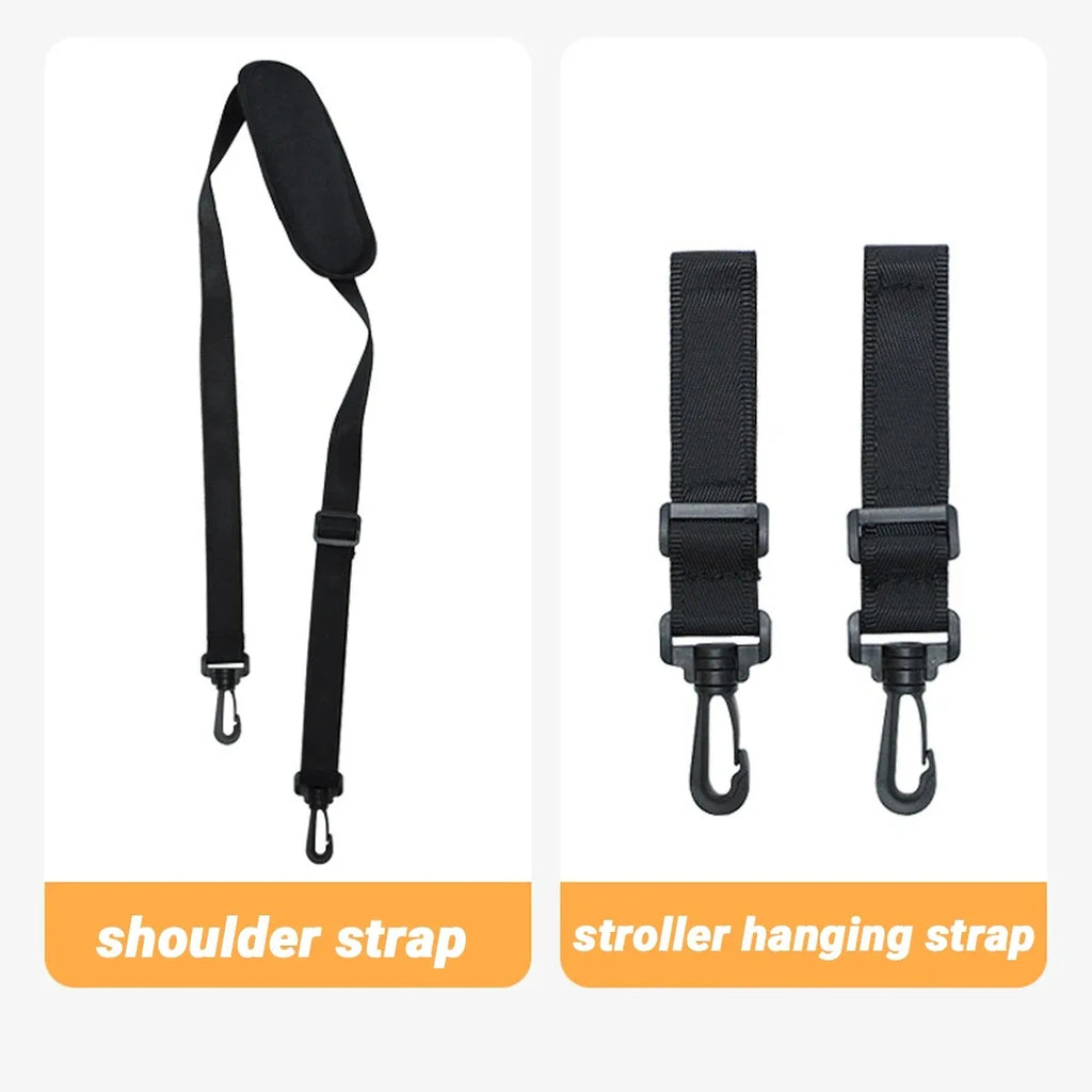 Large-Capacity Baby Stroller Organizer Bag