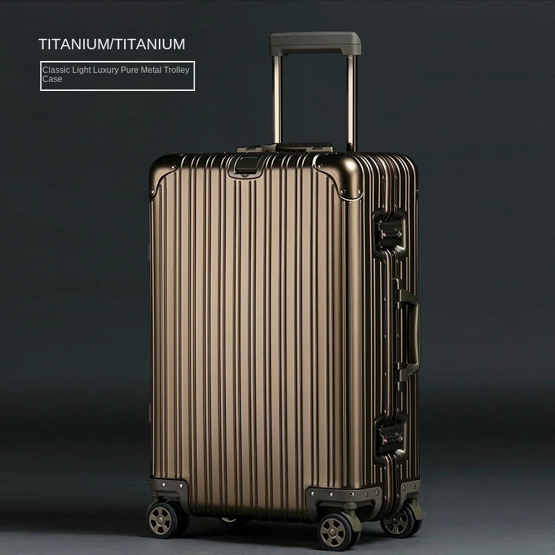 Aluminum-Magnesium TSA Lock Travel Suitcase