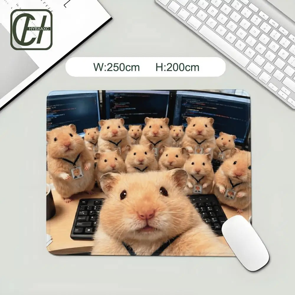Coding Hamster Mouse Pad Desk Mat