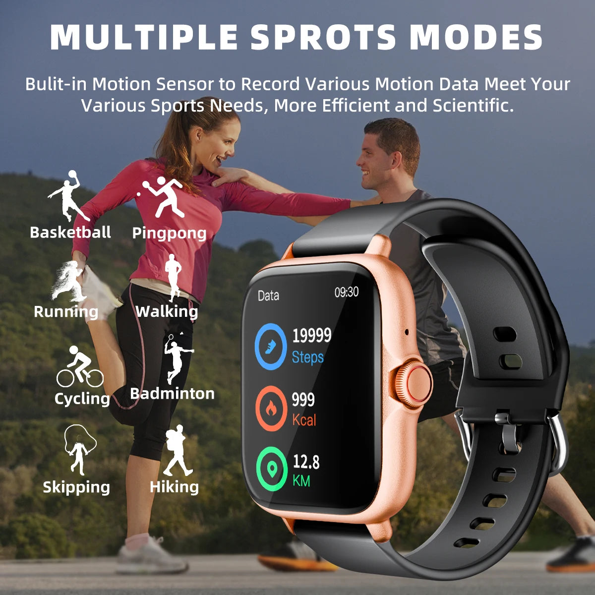 1.83-Inch Waterproof Smart Watch with Calling