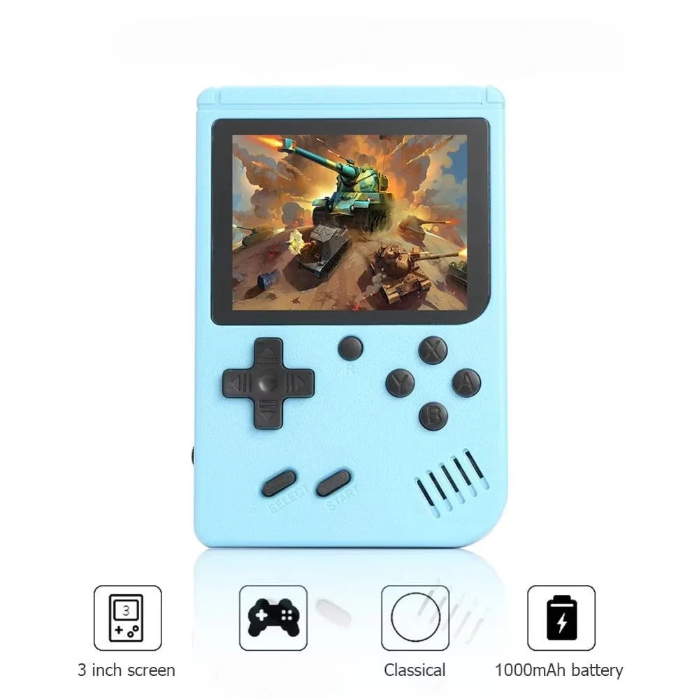 8-Bit 3-Inch Retro Handheld Game Console