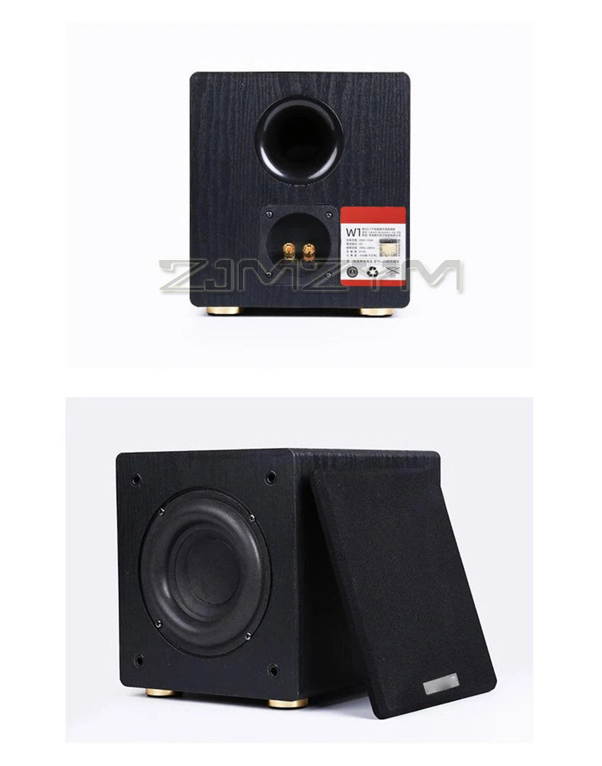 6.5-inch Large Magnetic Steel Subwoofer With Ultra-low Frequency And Passive Subwoofer 2.1 5.1 Home Theater Wooden Sound System