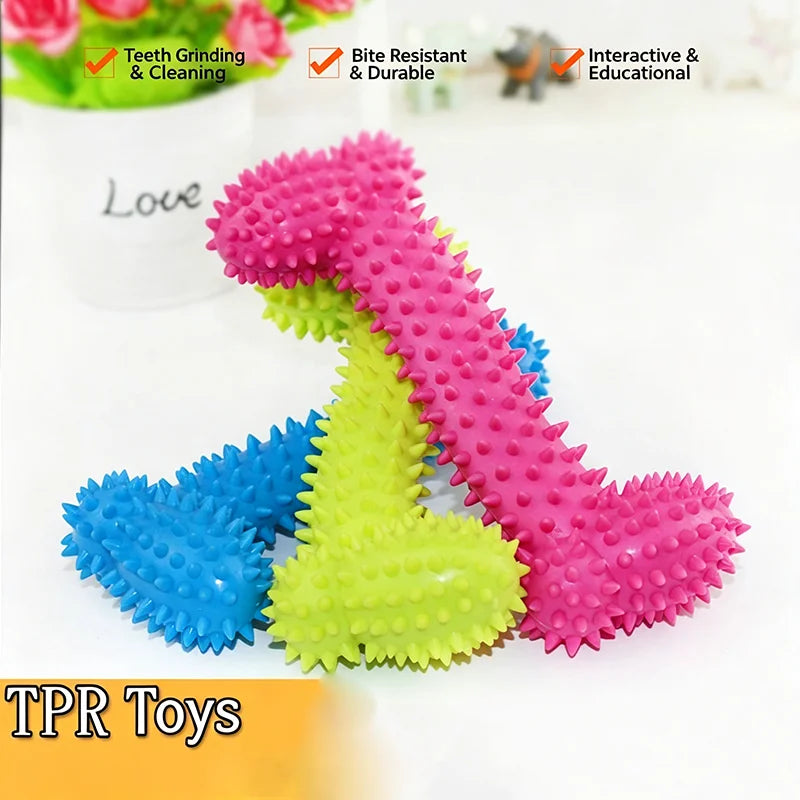 Bone-Shaped Bite-Resistant Dog Chew Toy