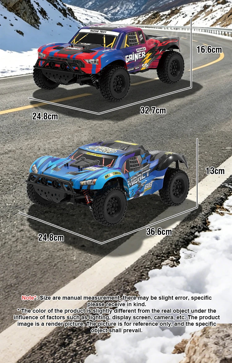 1/12 Rc Car Remote Control Climbing Vehicle with Light High-speed Wireless Model Radio-control Off-road Car Children Boys Gift