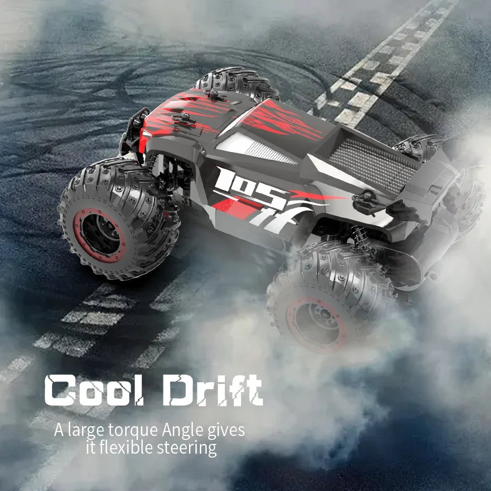 1:18 Remote Control Car 25KM/h with Led Lights 2.4G Inductor RC Off-Road Cars High Speed Brushless Motor Children Toys