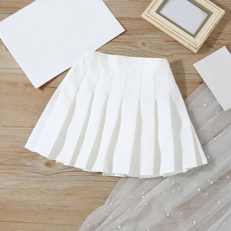 Girls’ Pleated School Uniform Skirt