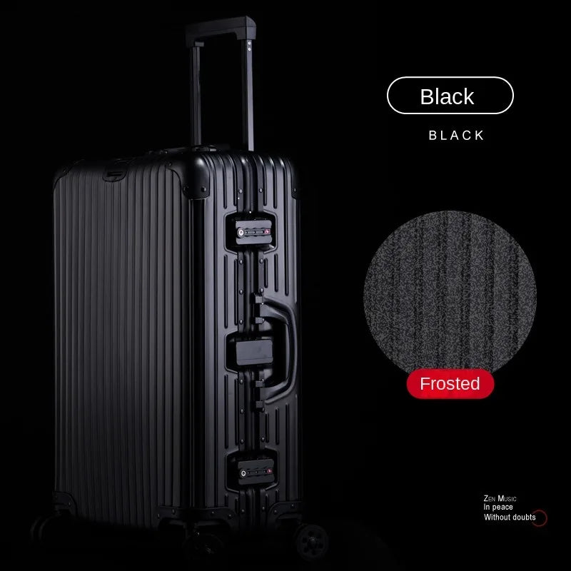 Aluminum-Magnesium TSA Lock Travel Suitcase