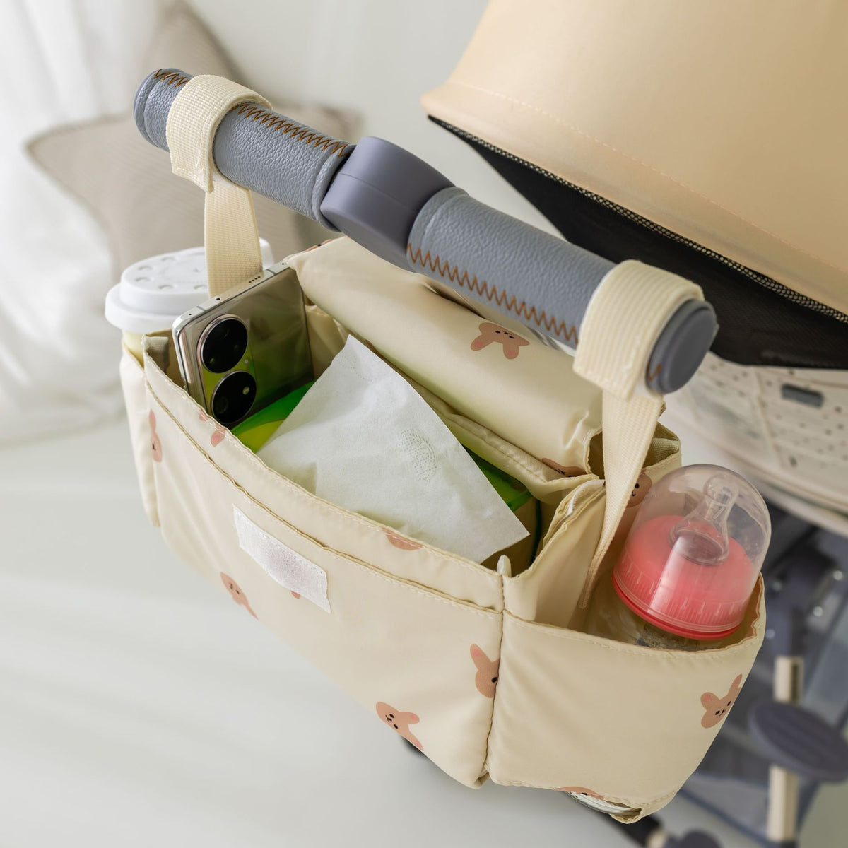 Universal Baby Stroller Organizer with Cup Holder