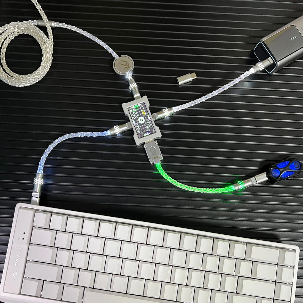 Magnetic Single-Crystal Copper Keyboard Cable