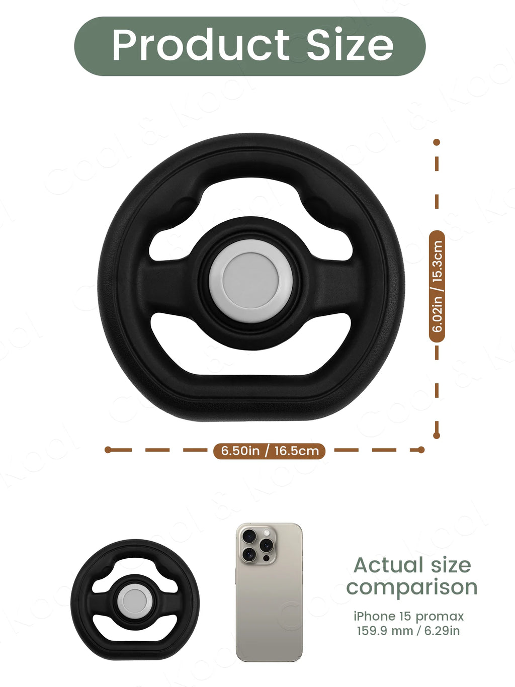 360° Stroller Steering Wheel Toy