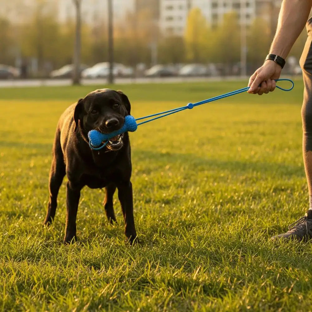 Dual-Action Canine Dental Chew Tool