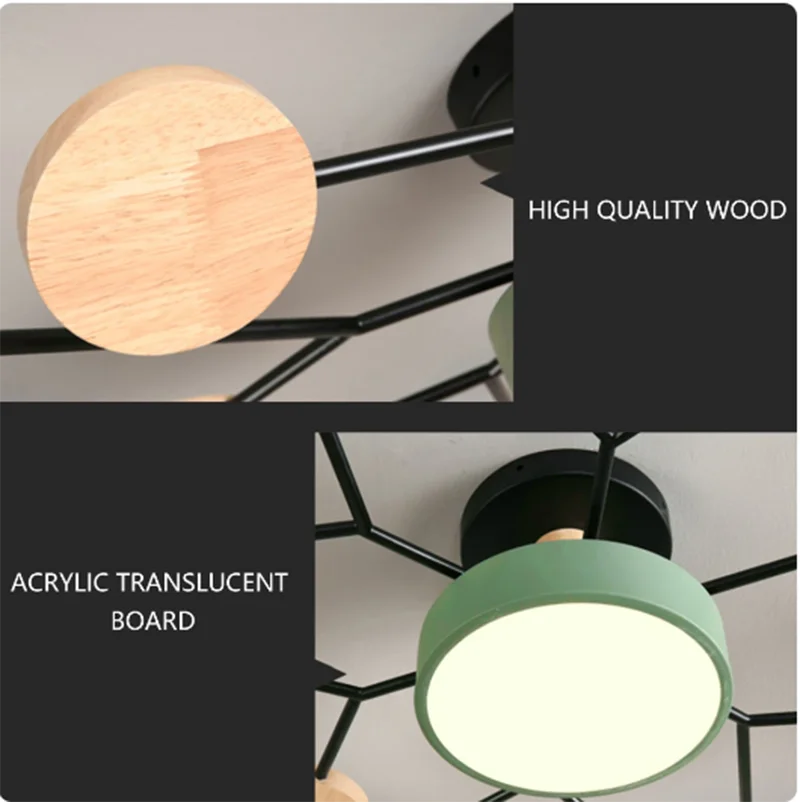 Modern MOLDEN LED Flush-Mount Chandelier