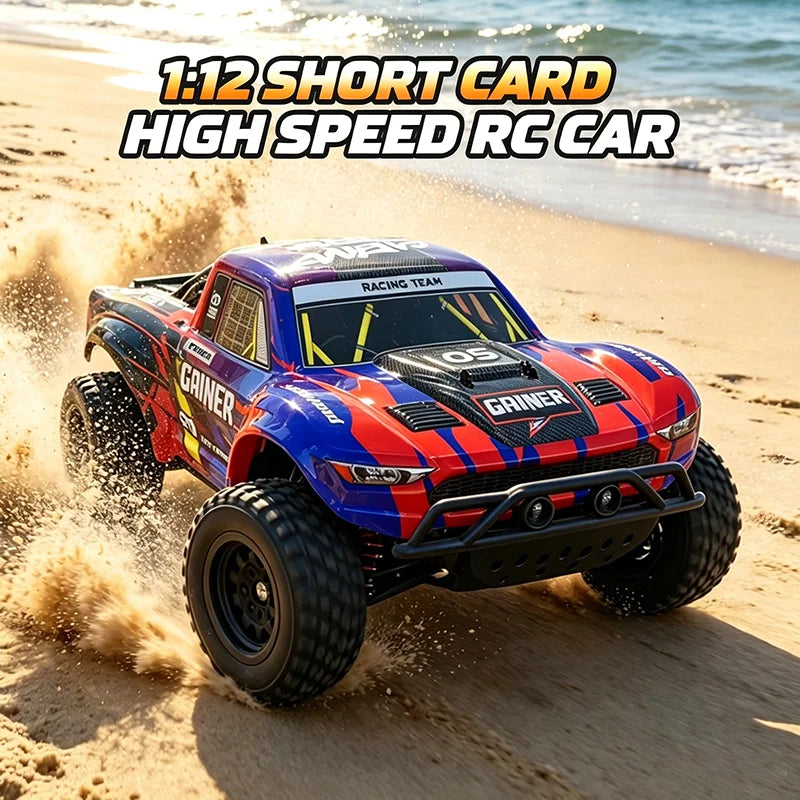 1/12 Rc Car Remote Control Climbing Vehicle with Light High-speed Wireless Model Radio-control Off-road Car Children Boys Gift