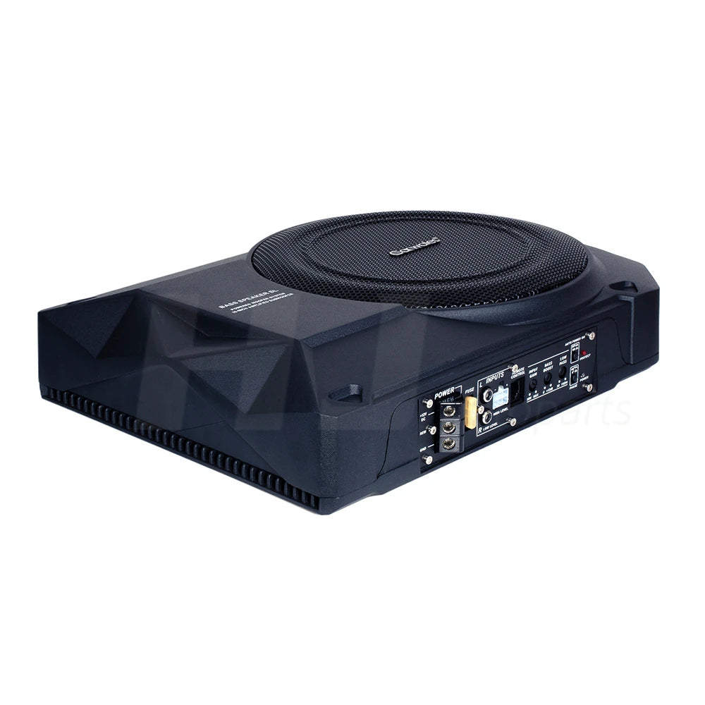 1pcs 10 Inch Car Bass Audio Speakers Active Sub Woofer Under Seat Woofer Power Amplifier 1200w 50hz-150hz low range With Control
