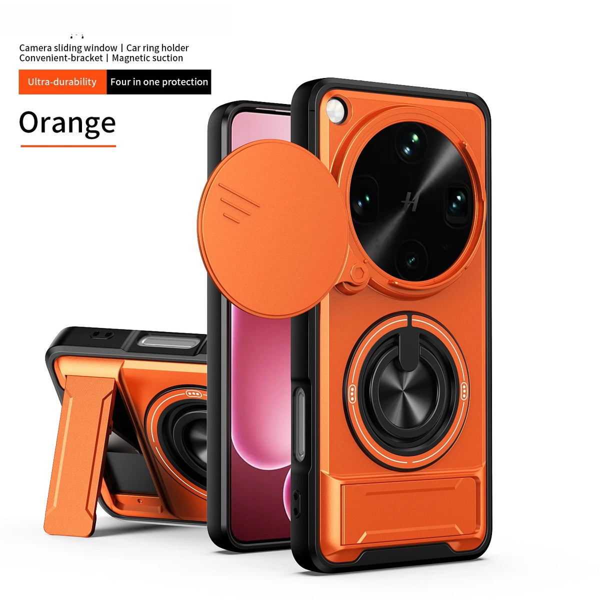 OPPO Find X9 Ultra Magnetic Sliding Ring Case