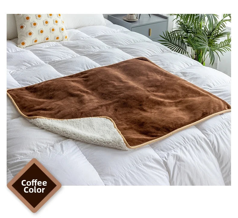 Waterproof Pet Blankets for Beds Soft Sherpa Fleece Dog Cat Blanket Double Side Flannel Warm Sofa Throw Blanket Pet Sleeping Mat Padilla Innovations LLC