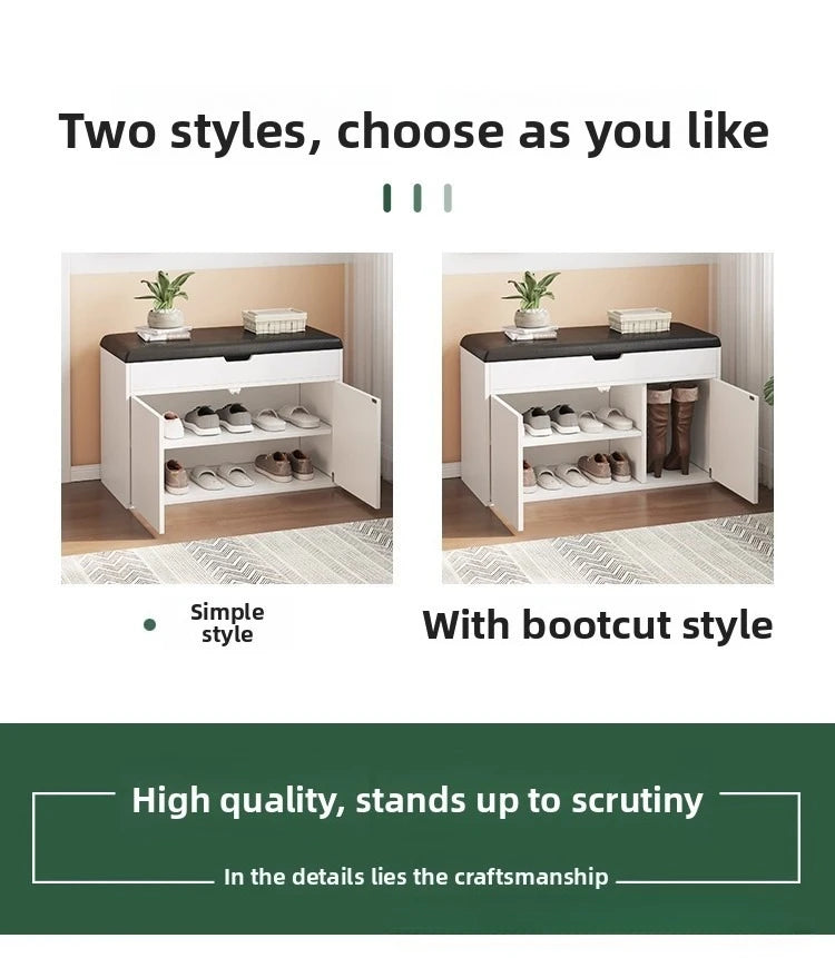 Entryway Shoe Bench with Storage