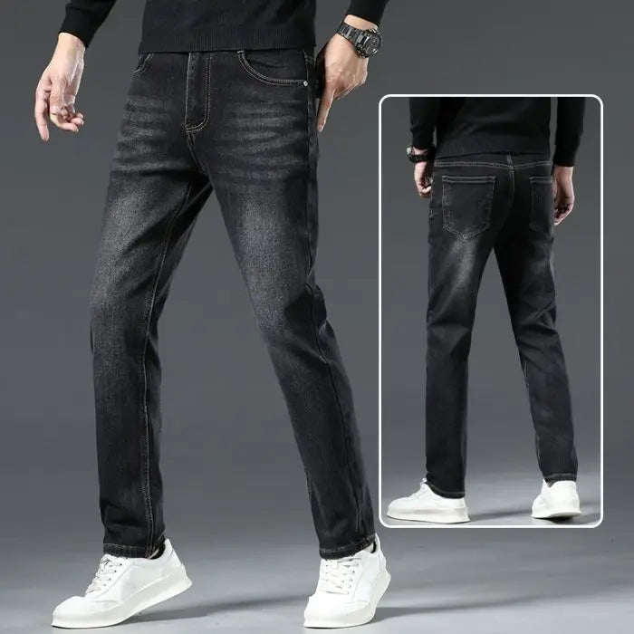 Men’s Slim Straight-Leg Denim Jeans
