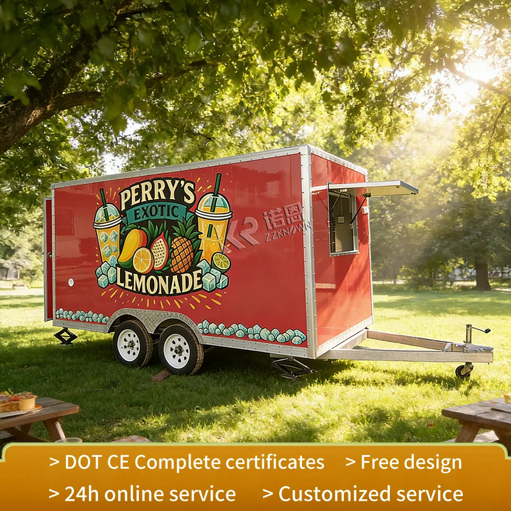 Multi-Function Mobile Fast-Food Trailer