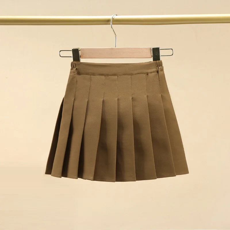 Girls’ Pleated School Uniform Skirt