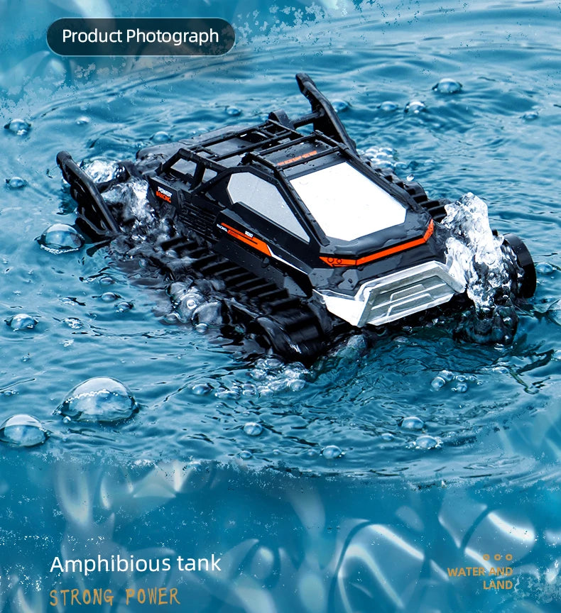 Rc Car JJRC Q183 Tank Track truck Remote Control Cars Off Road 2.4G Amphibious Crawler Climbing Electric Model Vehicles Toys