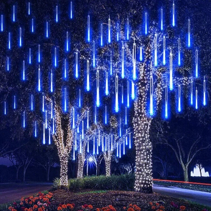 Christmas Meteor Shower LED String Lights
