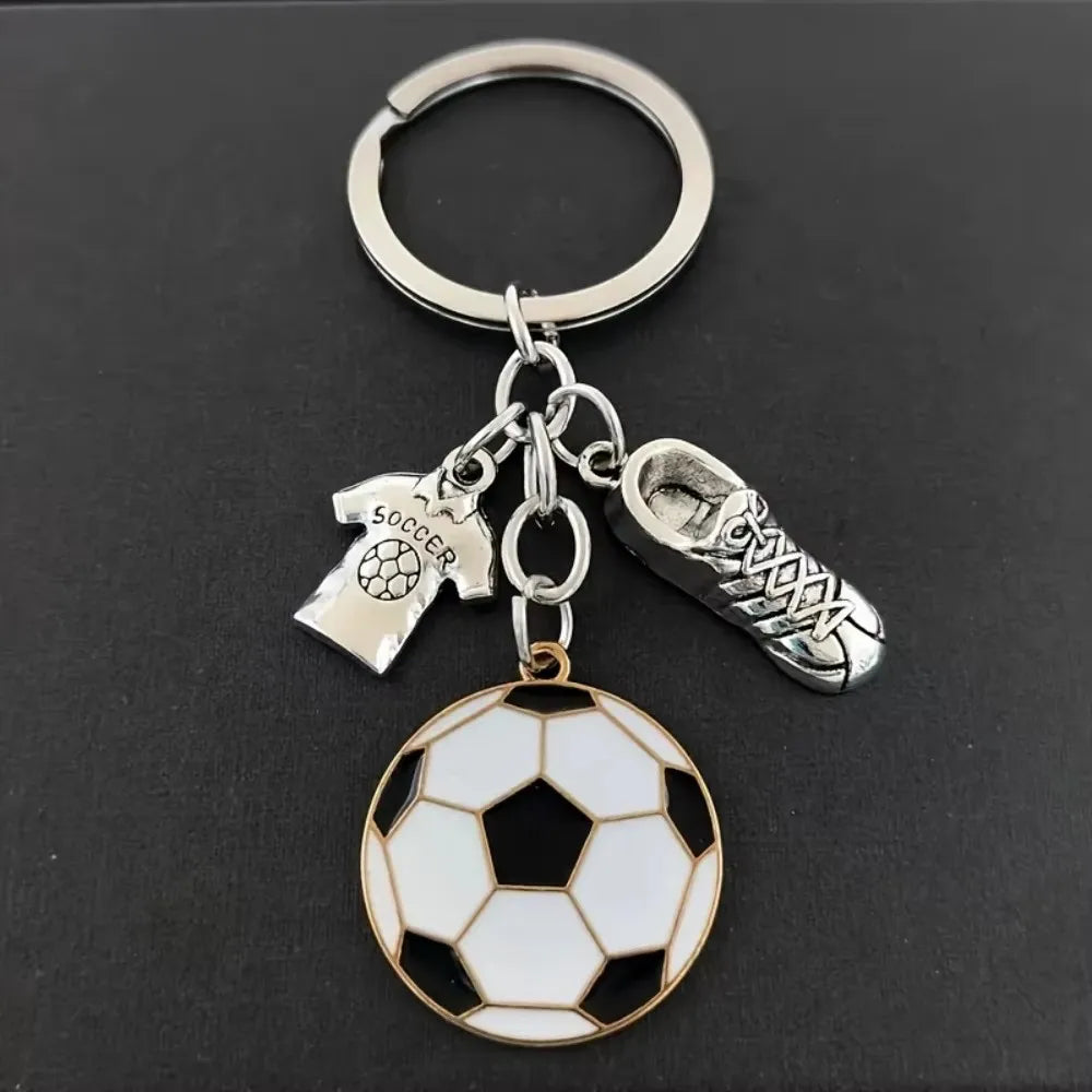 Football Fan Keychain Set – 2 Pieces