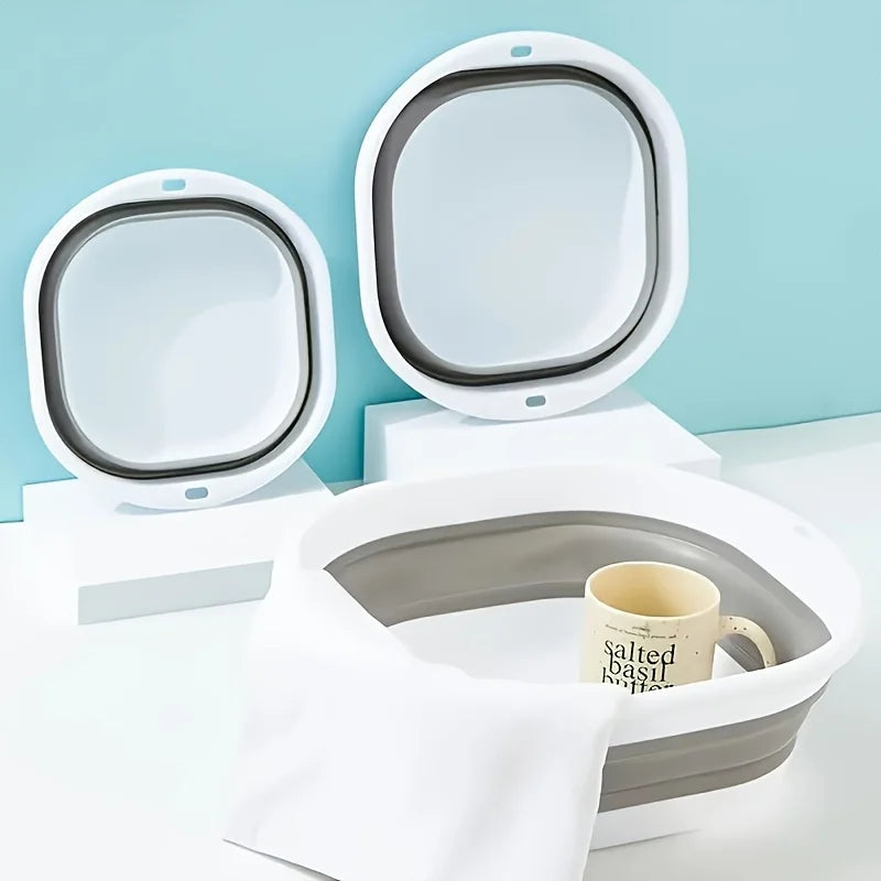 3-Piece Foldable Multipurpose Wash Basin Set