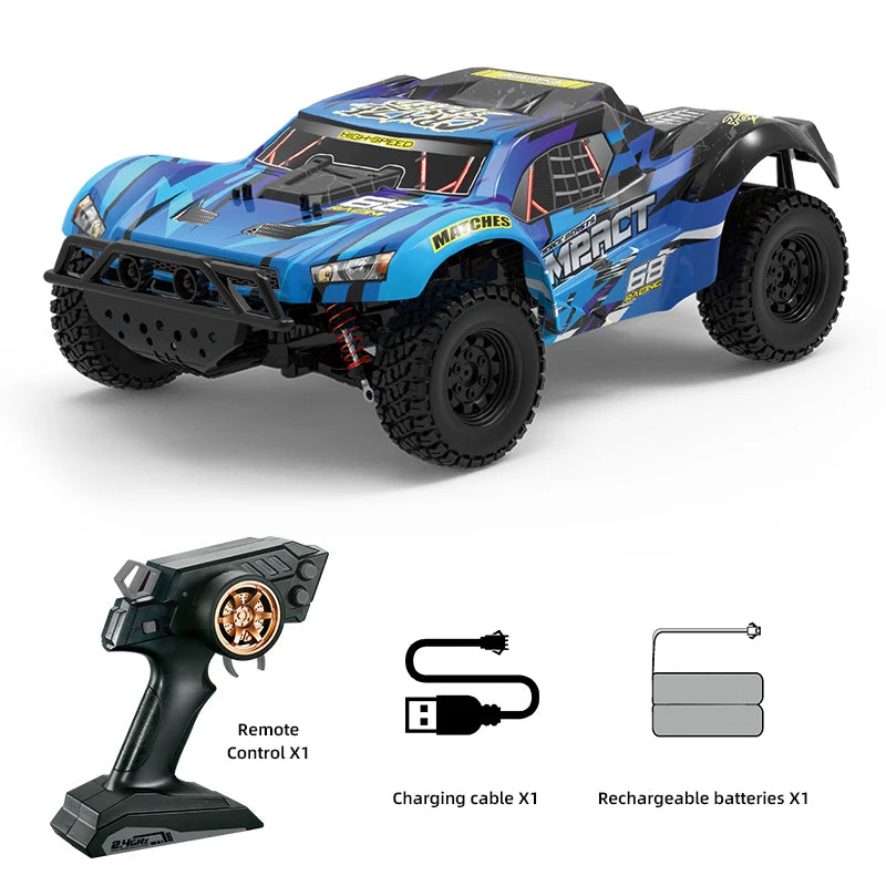1/12 Rc Car Remote Control Climbing Vehicle with Light High-speed Wireless Model Radio-control Off-road Car Children Boys Gift