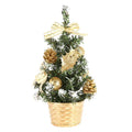Mini Artificial Christmas Tree – 20/30/40 cm, Lighted & Unlighted Options