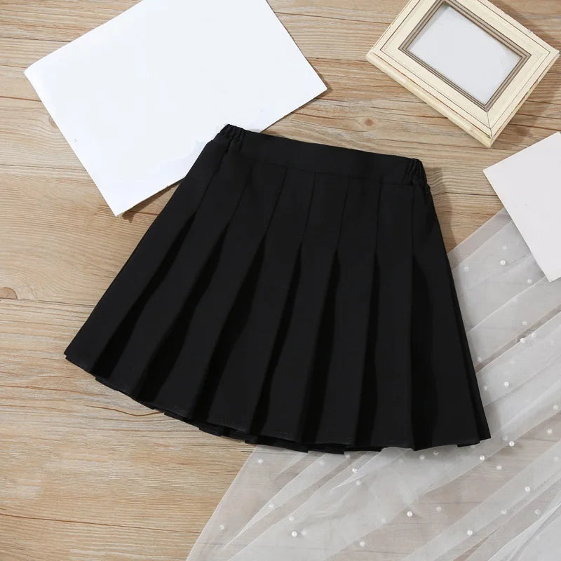 Girls’ Pleated School Uniform Skirt