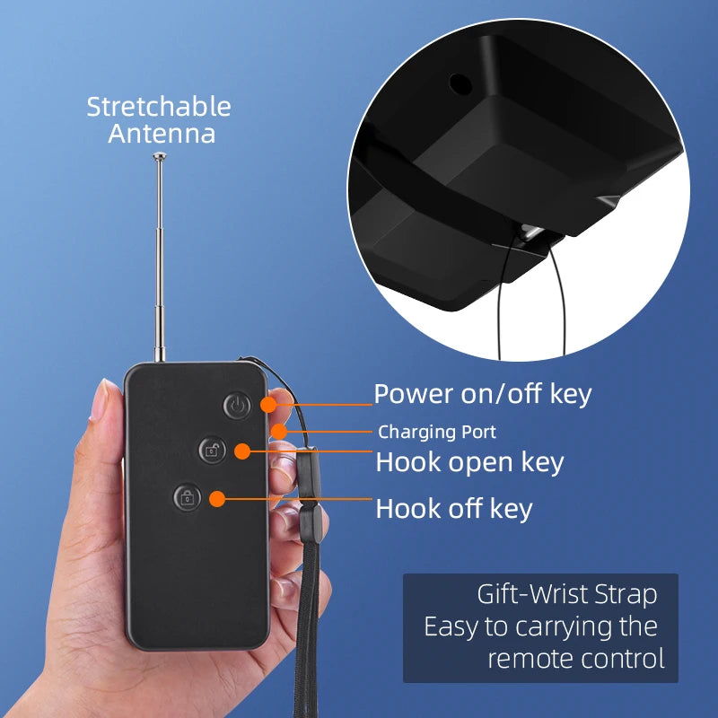 BRDRC Airdrop System for DJI Mini 4K/Mini 4 Pro/Air 3/Mini 3 Pro/Mavic 3/Mavic Pro Drone Thrower Fishing Life Rescue Send Gift
