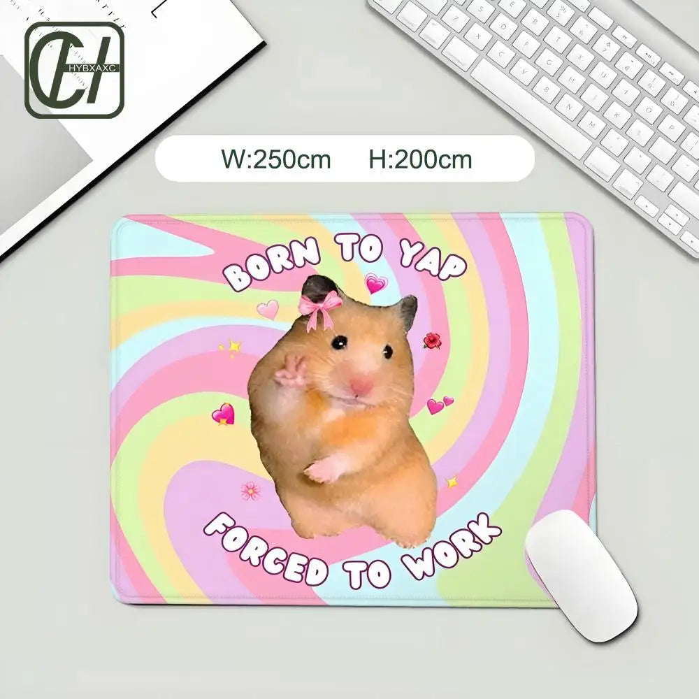 Coding Hamster Mouse Pad Desk Mat