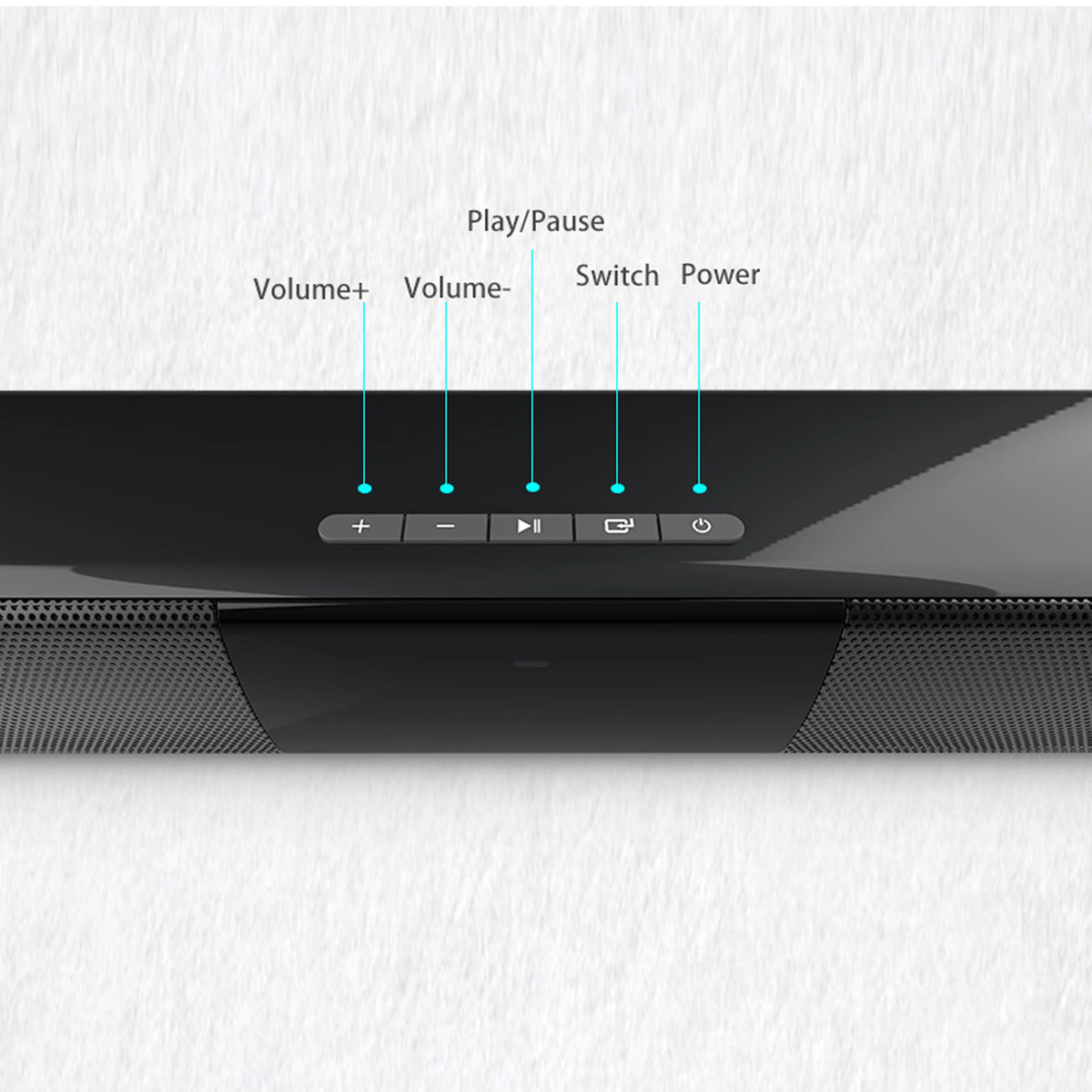Wireless Subwoofer Soundbar For TV Bluetooth Speaker Sound Bar Box Music Radio FM Big Bocina Bass Blootooth Caixa De Som Coluna