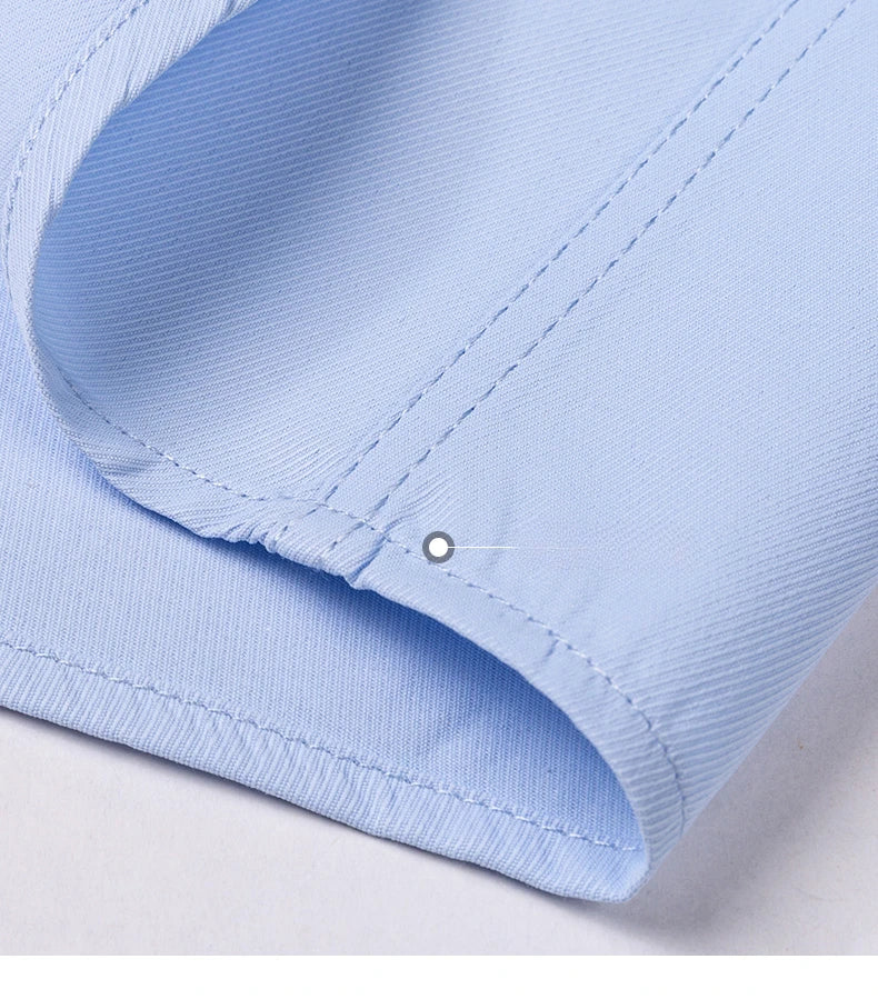 Camisa de vestir entallada de manga larga para hombre