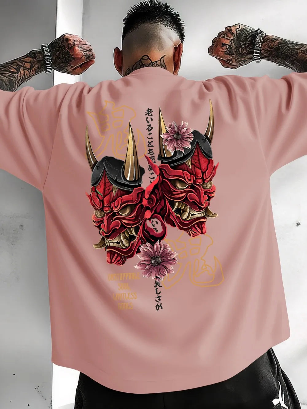 Men’s Ghost Print Long-Sleeve Performance Shirt