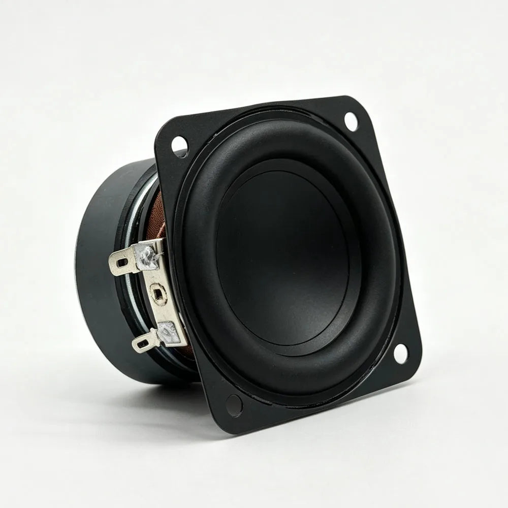 AUIN 1 pcs 3 Inch 78MM Subwoofer Speaker 4 Ohm 15W Supper Bass Audio Square Woofer DIY Home Theater Sound Bookshelf Loudspeaker