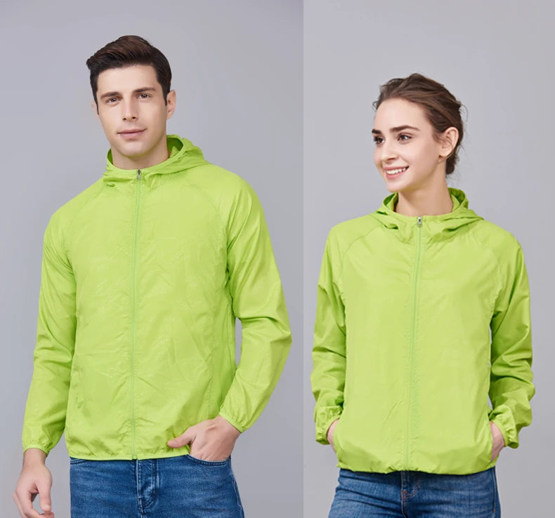 Chaqueta de senderismo ligera unisex JNLN