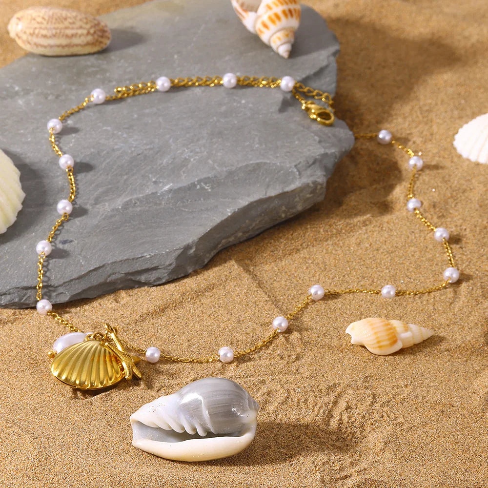 Women’s Stainless Steel Leaf & Heart Anklet