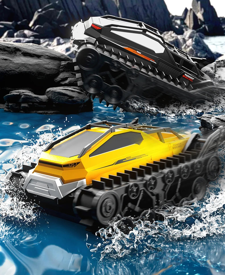 Rc Car JJRC Q183 Tank Track truck Remote Control Cars Off Road 2.4G Amphibious Crawler Climbing Electric Model Vehicles Toys