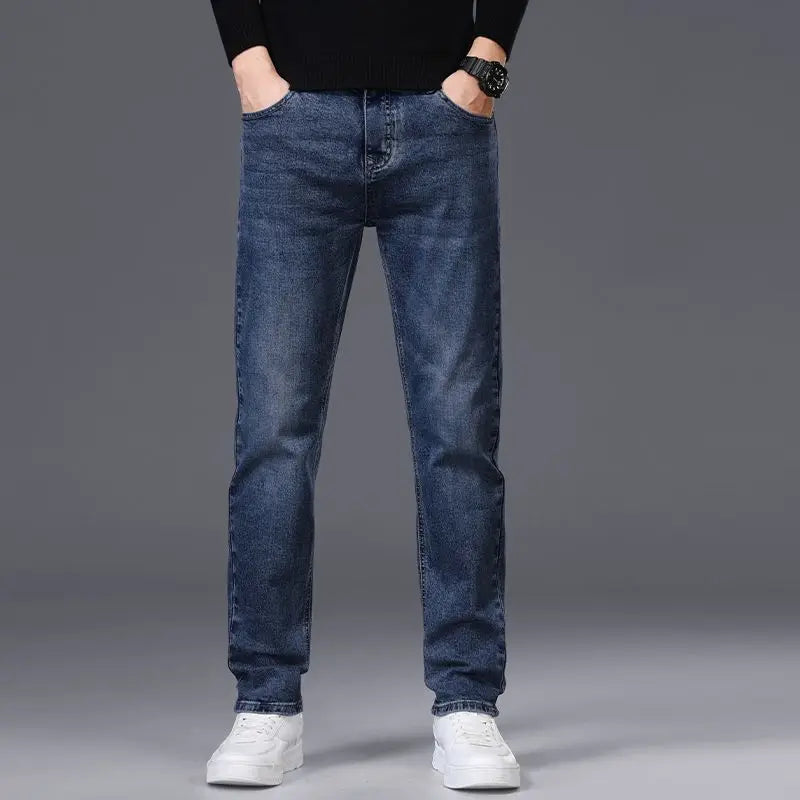 Men’s Slim Straight-Leg Denim Jeans